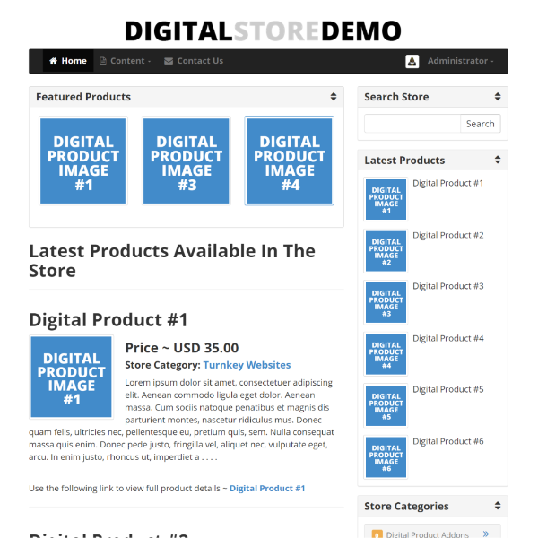 Digital Store Script v2